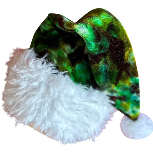 Handcrafted Tie-Dye Santa Hat main image 8